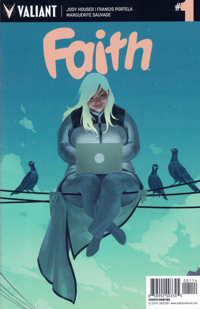 Cover for Faith (Valiant Entertainment, 2016 series) #1 [Fourth Printing]