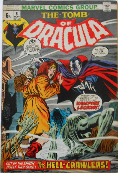 Cover for Tomb of Dracula (Marvel, 1972 series) #8 [British]