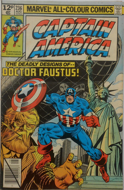 Cover for Captain America (Marvel, 1968 series) #236 [British]