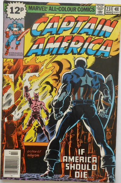 Cover for Captain America (Marvel, 1968 series) #231 [British]