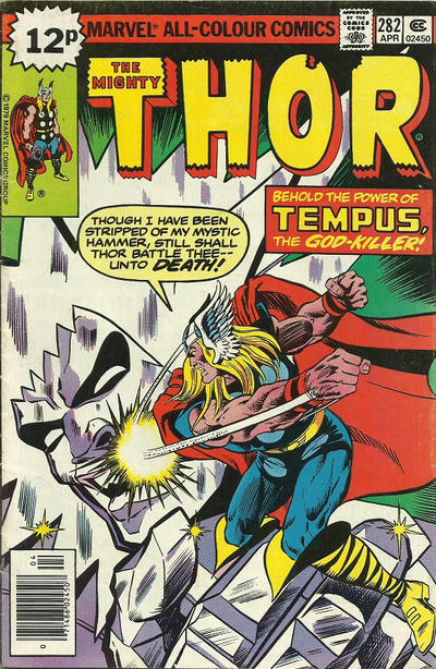 Cover for Thor (Marvel, 1966 series) #282 [British]