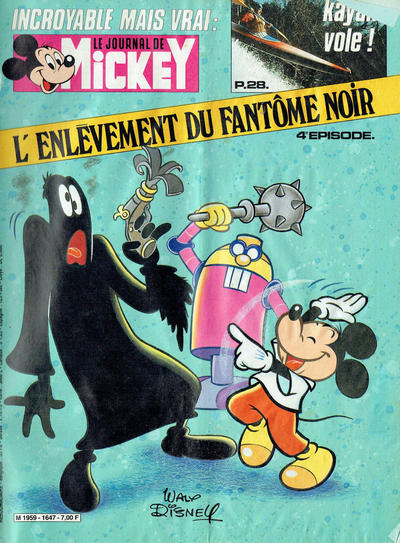 Cover for Le Journal de Mickey (Hachette, 1952 series) #1647