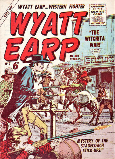 Cover for Wyatt Earp (L. Miller & Son, 1957 series) #7