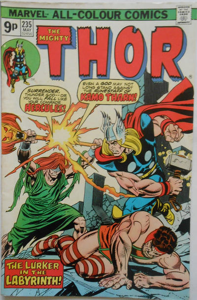 Cover for Thor (Marvel, 1966 series) #235 [British]