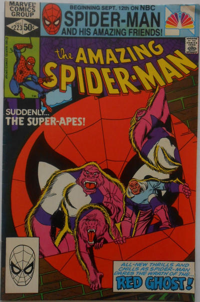 Cover for The Amazing Spider-Man (Marvel, 1963 series) #223 [Direct]