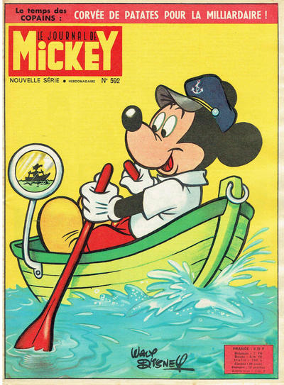 Cover for Le Journal de Mickey (Hachette, 1952 series) #592