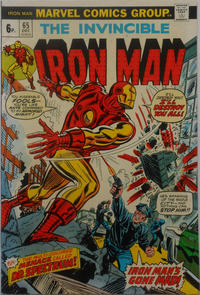 Cover for Iron Man (Marvel, 1968 series) #65 [British]