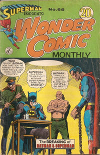 Cover Thumbnail for Superman Presents Wonder Comic Monthly (K. G. Murray, 1965 ? series) #68