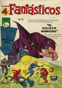 Cover Thumbnail for Los 4 Fantásticos (Editora de Periódicos, S. C. L. "La Prensa", 1962 series) #26