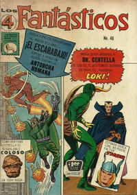 Cover Thumbnail for Los 4 Fantásticos (Editora de Periódicos, S. C. L. "La Prensa", 1962 series) #46
