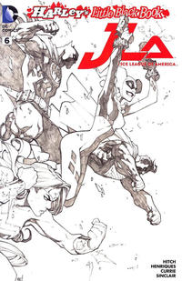 Cover Thumbnail for Justice League of America (DC, 2015 series) #6 [Harley's Little Black Book Joe Madureira Sketch Cover]