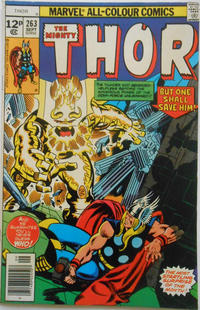 Cover Thumbnail for Thor (Marvel, 1966 series) #263 [British]