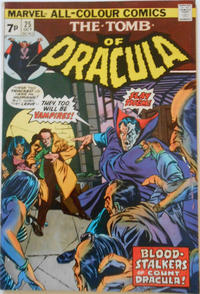 Cover Thumbnail for Tomb of Dracula (Marvel, 1972 series) #25 [British]