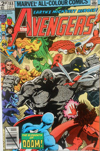 Cover Thumbnail for The Avengers (Marvel, 1963 series) #188 [British]