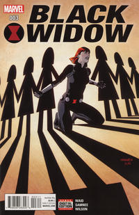 Cover Thumbnail for Black Widow (Marvel, 2016 series) #3 [Chris Samnee]