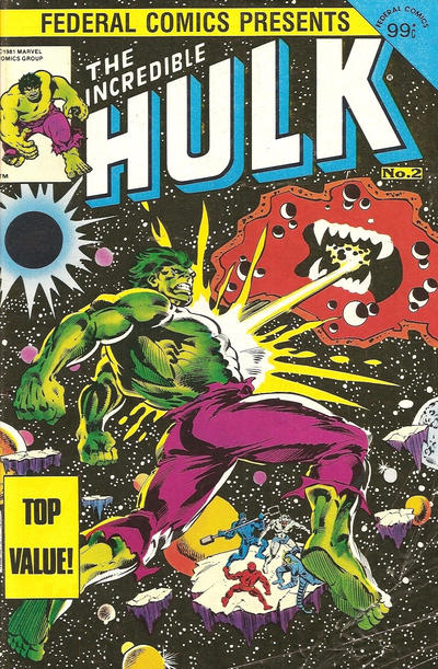 Cover for The Incredible Hulk (Federal, 1984 series) #2