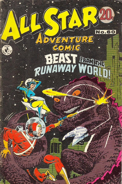 Cover for All Star Adventure Comic (K. G. Murray, 1959 series) #60