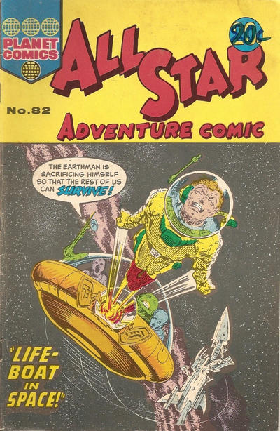 Cover for All Star Adventure Comic (K. G. Murray, 1959 series) #82