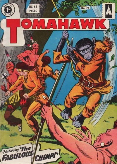 Cover for Tomahawk (Thorpe & Porter, 1954 series) #39