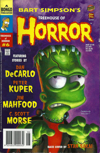 Cover for Bart Simpson's Treehouse of Horror (Otter Press, 1995 series) #6