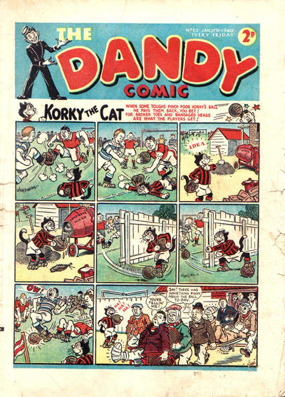 Cover for The Dandy Comic (D.C. Thomson, 1937 series) #113