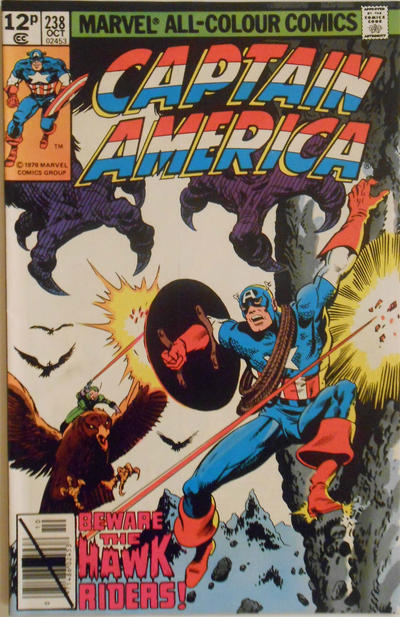 Cover for Captain America (Marvel, 1968 series) #238 [British]