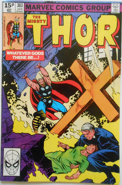 Cover for Thor (Marvel, 1966 series) #303 [British]