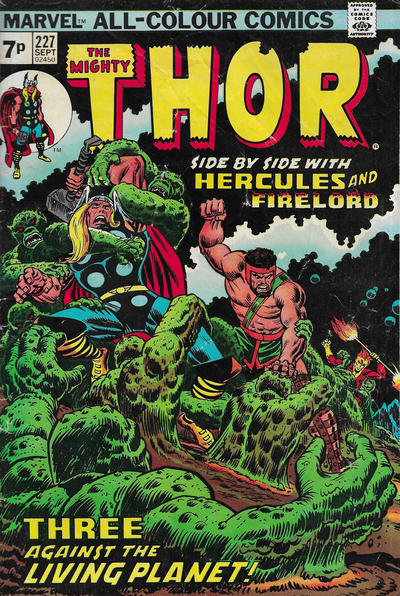 Cover for Thor (Marvel, 1966 series) #227 [British]