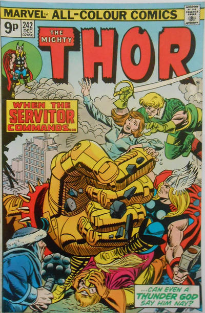 Cover for Thor (Marvel, 1966 series) #242 [British]