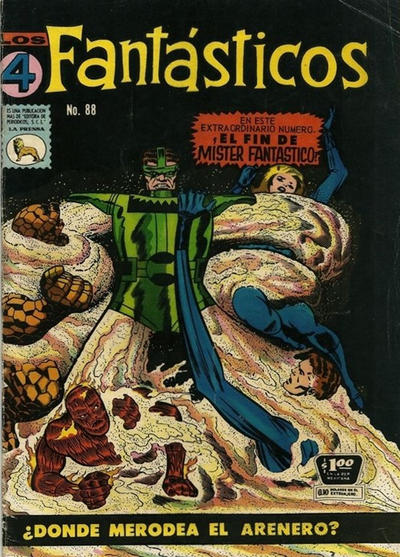 Cover for Los 4 Fantásticos (Editora de Periódicos, S. C. L. "La Prensa", 1962 series) #88