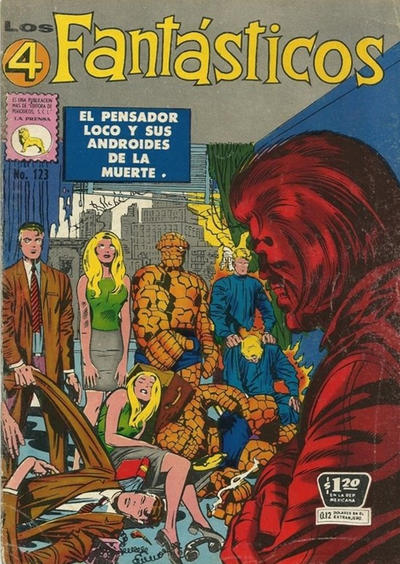 Cover for Los 4 Fantásticos (Editora de Periódicos, S. C. L. "La Prensa", 1962 series) #123