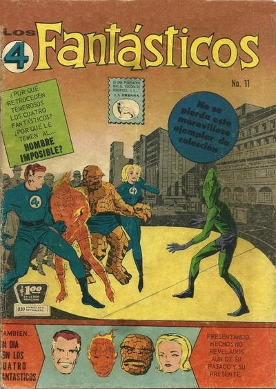 Cover for Los 4 Fantásticos (Editora de Periódicos, S. C. L. "La Prensa", 1962 series) #11