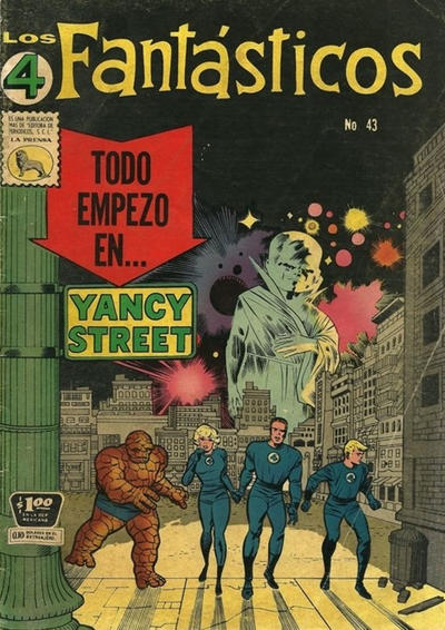 Cover for Los 4 Fantásticos (Editora de Periódicos, S. C. L. "La Prensa", 1962 series) #43