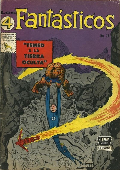 Cover for Los 4 Fantásticos (Editora de Periódicos, S. C. L. "La Prensa", 1962 series) #74