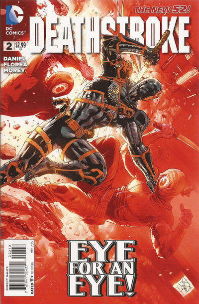 Cover for Deathstroke (DC, 2014 series) #2 [Second Printing]