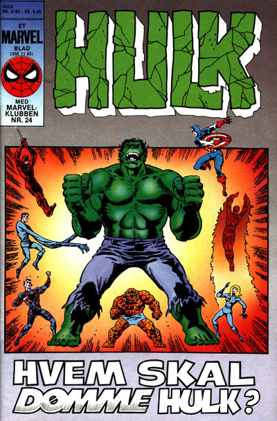 Cover for Hulk (Interpresse, 1984 series) #3/1985