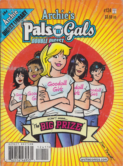 Cover for Archie's Pals 'n' Gals Double Digest Magazine (Archie, 1992 series) #124 [Direct Edition]