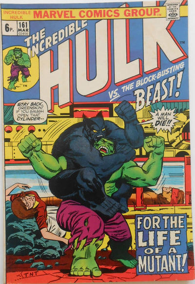 Cover for The Incredible Hulk (Marvel, 1968 series) #161 [British]