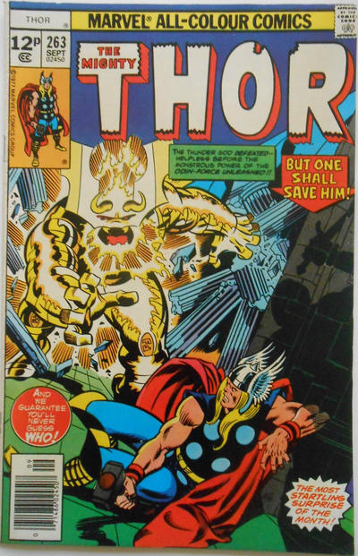 Cover for Thor (Marvel, 1966 series) #263 [British]