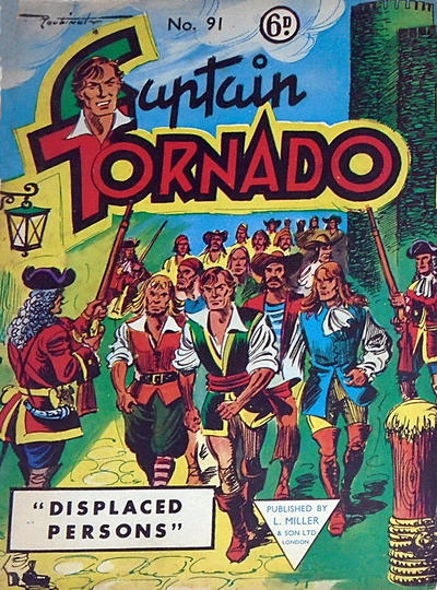 Cover for Captain Tornado (L. Miller & Son, 1952 series) #91