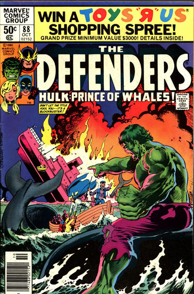 Cover for The Defenders (Marvel, 1972 series) #88 [Newsstand]
