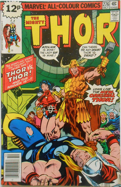 Cover for Thor (Marvel, 1966 series) #276 [British]