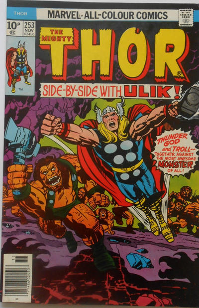 Cover for Thor (Marvel, 1966 series) #253 [British]