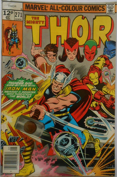 Cover for Thor (Marvel, 1966 series) #271 [British]