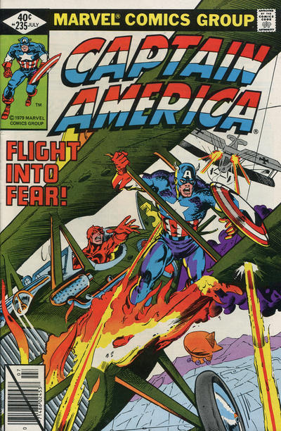 Cover for Captain America (Marvel, 1968 series) #235 [Direct]
