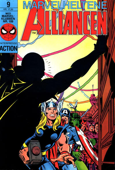 Cover for Marvel Superheltene (Interpresse, 1986 series) #9