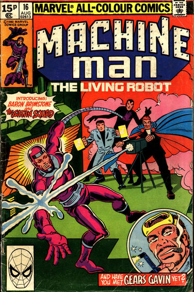 Cover for Machine Man (Marvel, 1978 series) #16 [British]