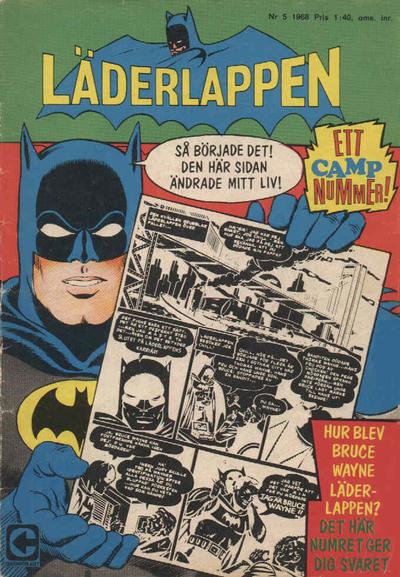 Cover for Läderlappen (Centerförlaget, 1956 series) #5/1968