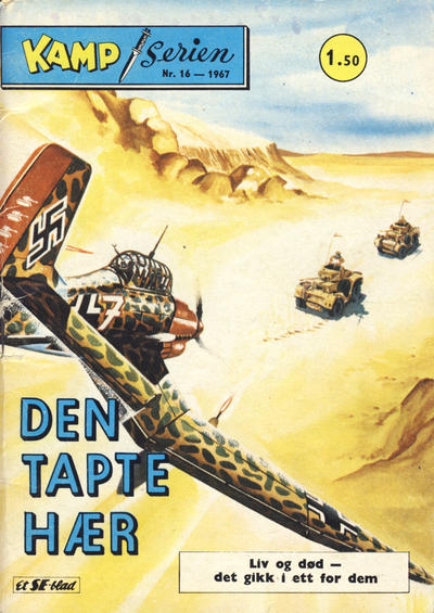 Cover for Kamp-serien (Serieforlaget / Se-Bladene / Stabenfeldt, 1964 series) #16/1967