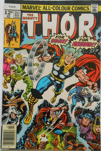 Cover Thumbnail for Thor (Marvel, 1966 series) #257 [British]